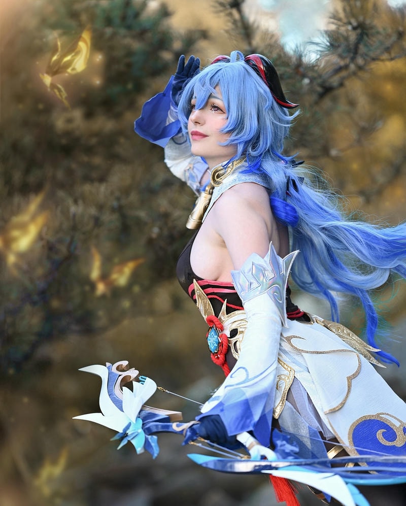 ảnh cosplay ganyu đẹp nhất