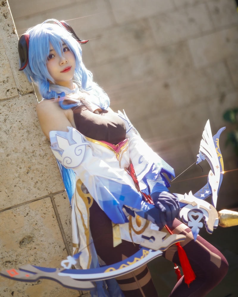 ảnh cosplay ganyu siêu đẹp