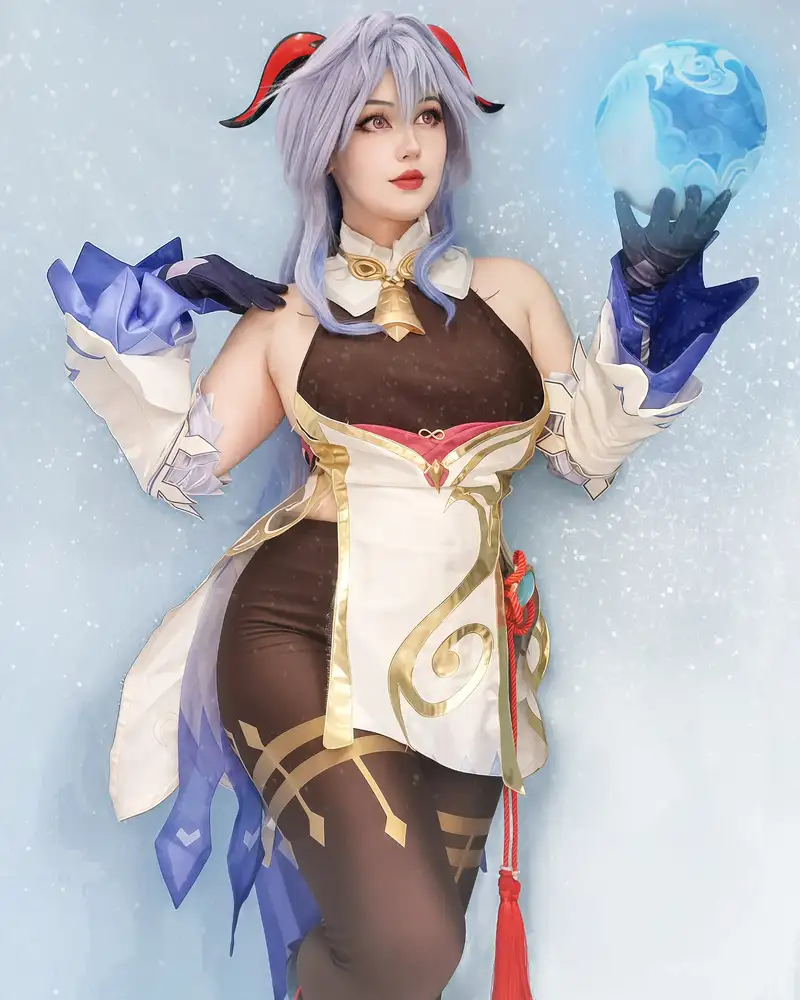 ảnh cosplay ganyu xinh