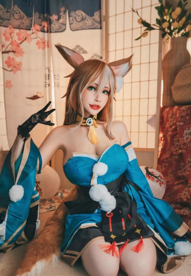 ảnh cosplay genshin cực dâm