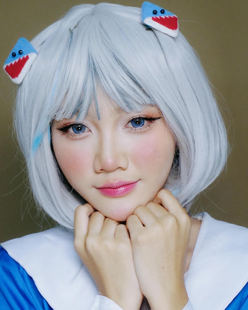 ảnh cosplay gura xinh