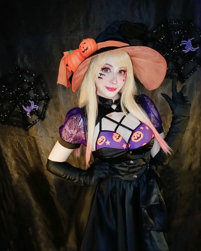 ảnh cosplay halloween cực dâm