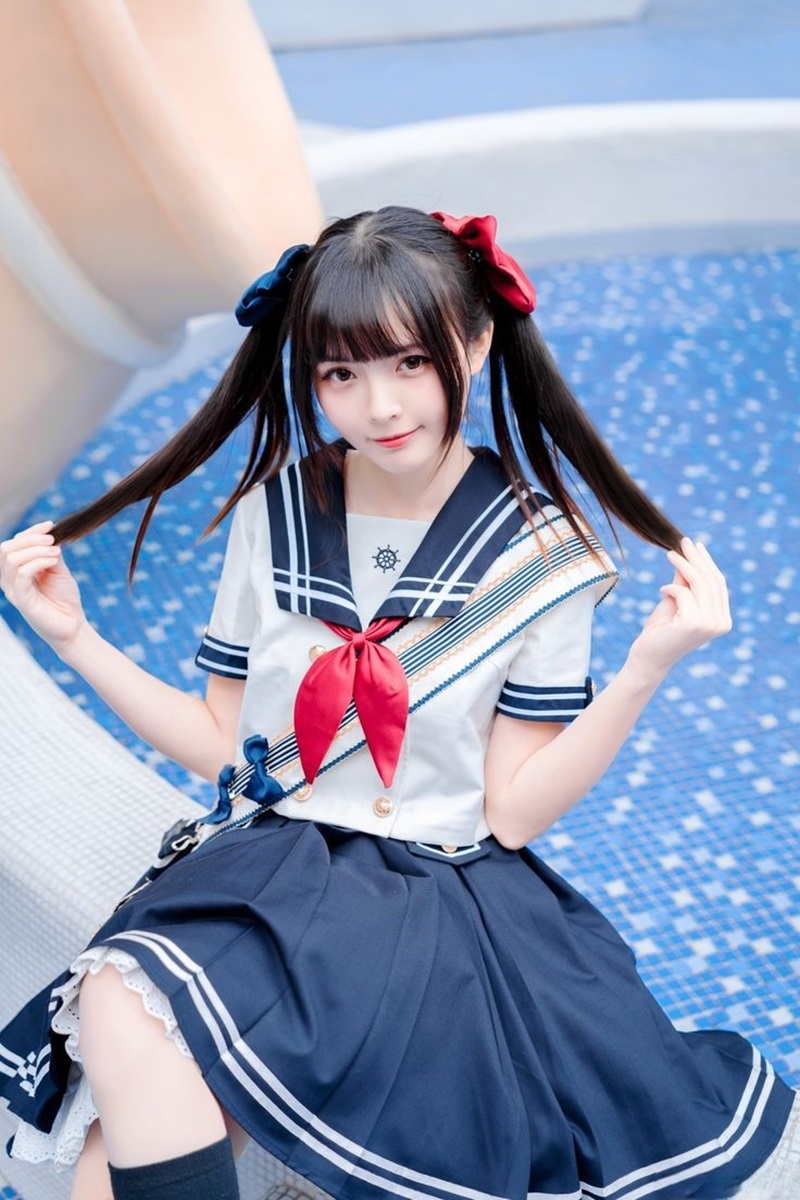 ảnh cosplay học sinh đáng yêu
