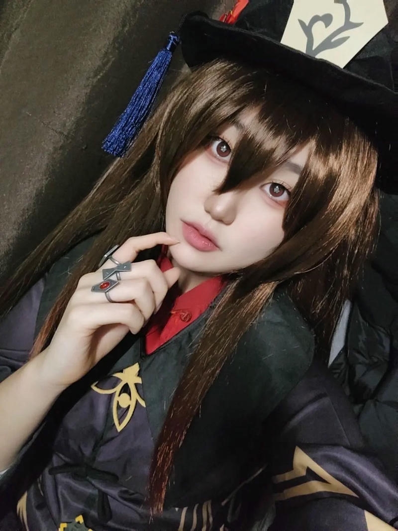 ảnh cosplay hutao dễ thương