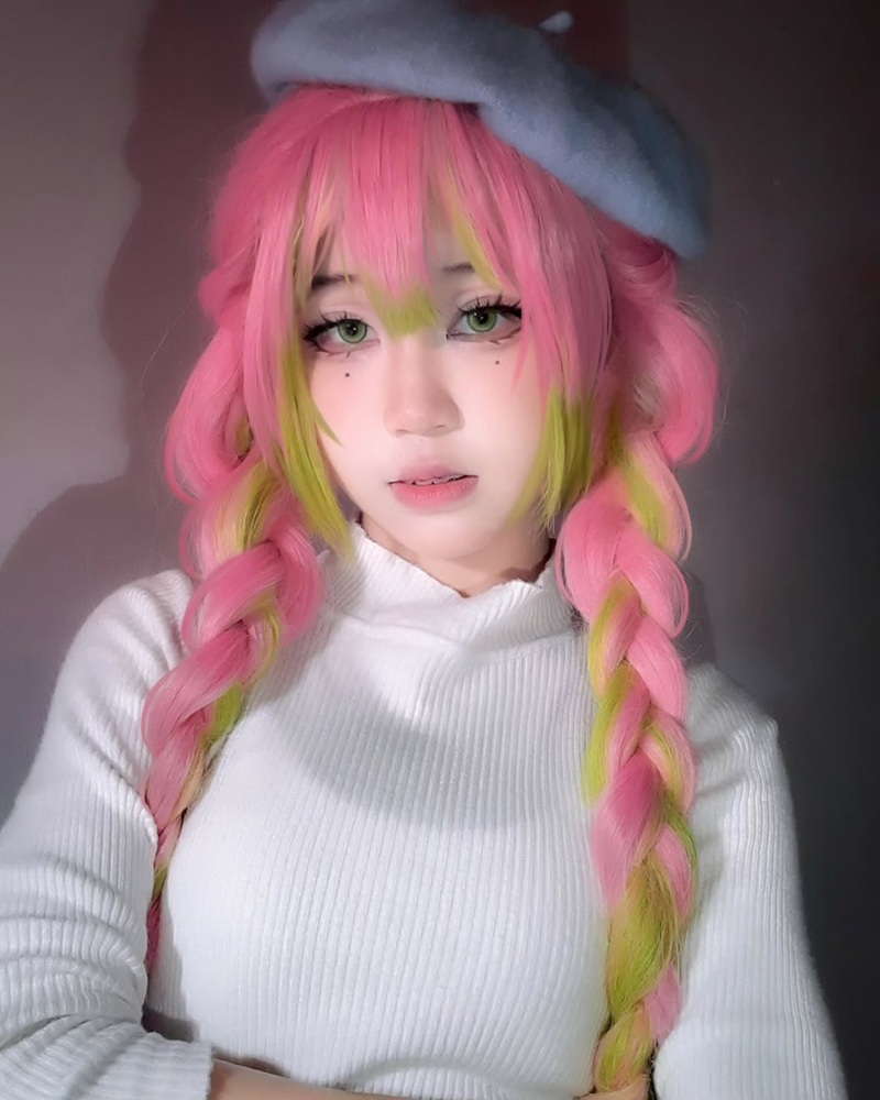 ảnh cosplay kimetsu no yaiba cute