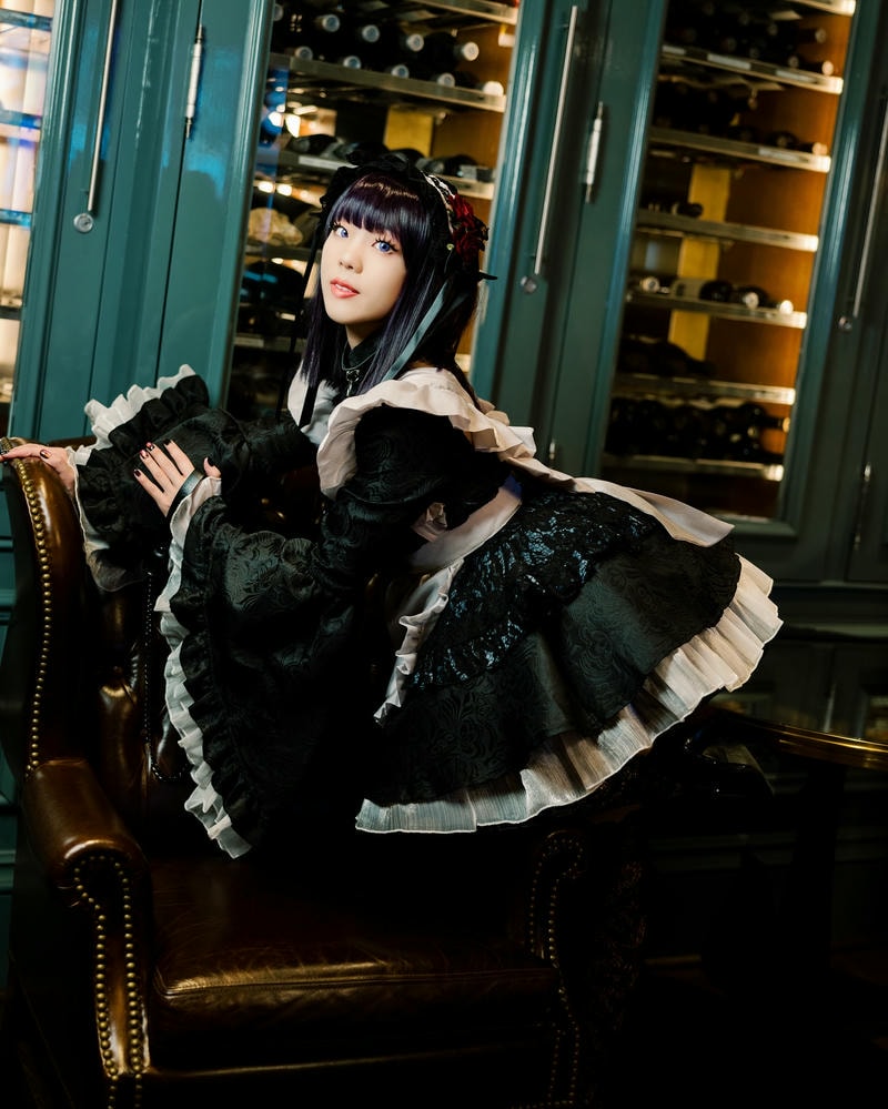 ảnh cosplay maid xinh