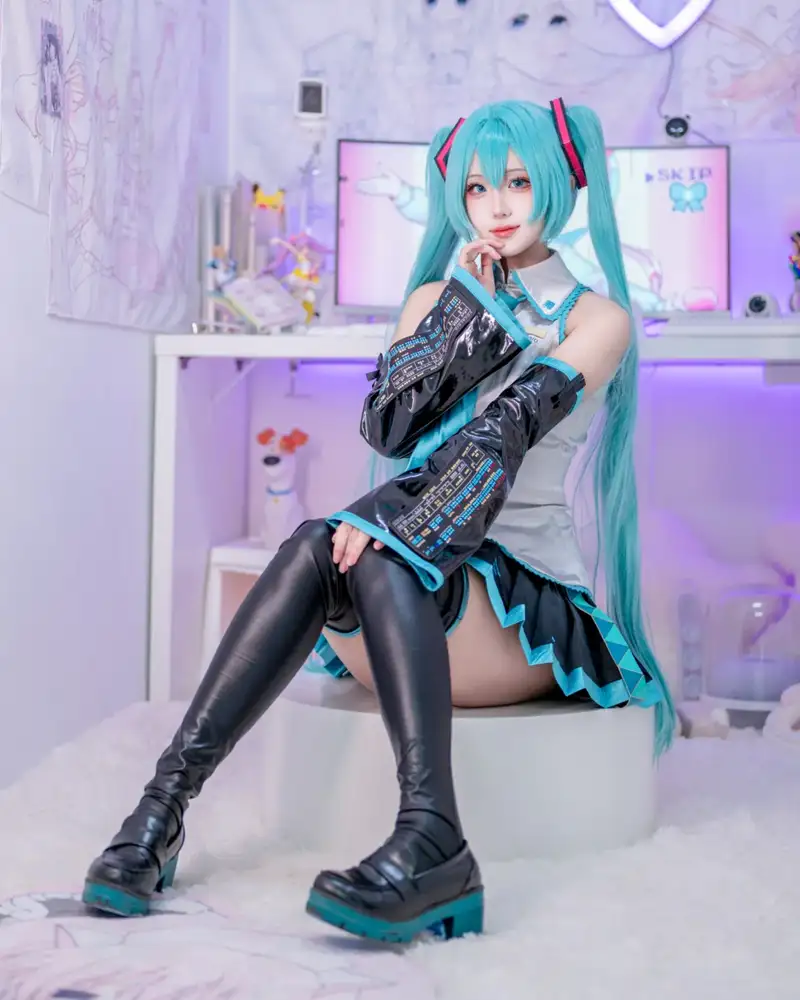 ảnh cosplay miku cực xinh