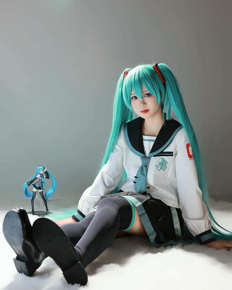 ảnh cosplay miku xinh