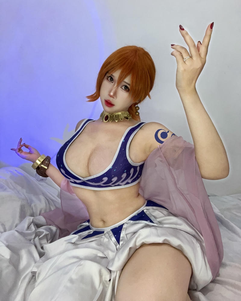 ảnh cosplay nami cực dâm