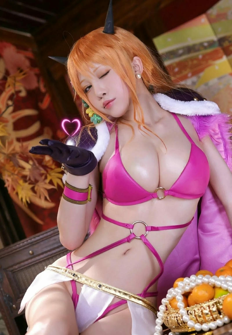 ảnh cosplay nami dễ thương
