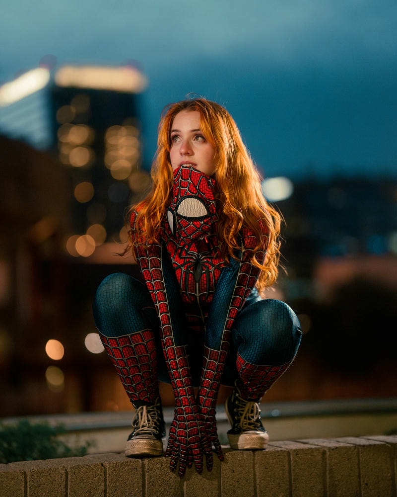 ảnh cosplay người nhện cute nhất