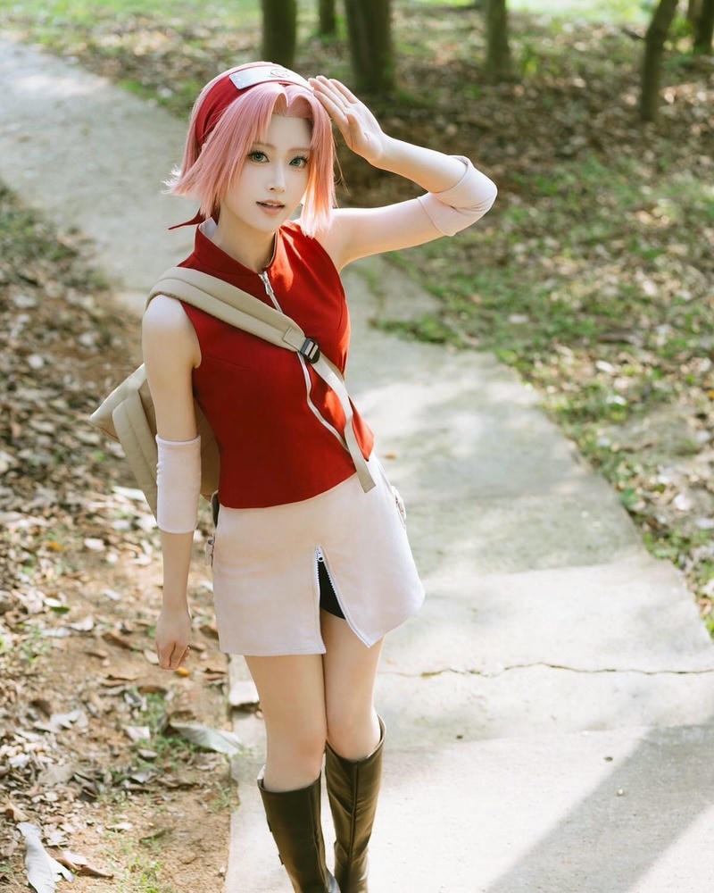 ảnh cosplay sakura đáng yêu