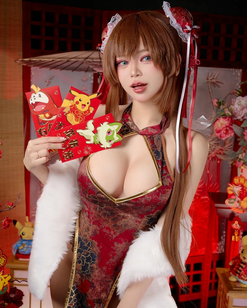 ảnh cosplay vú to cực xinh