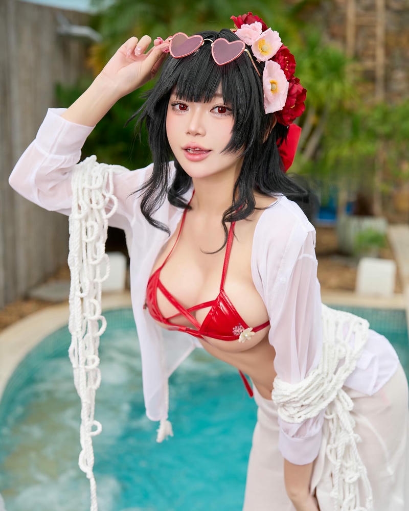 ảnh cosplay vú to dễ thương