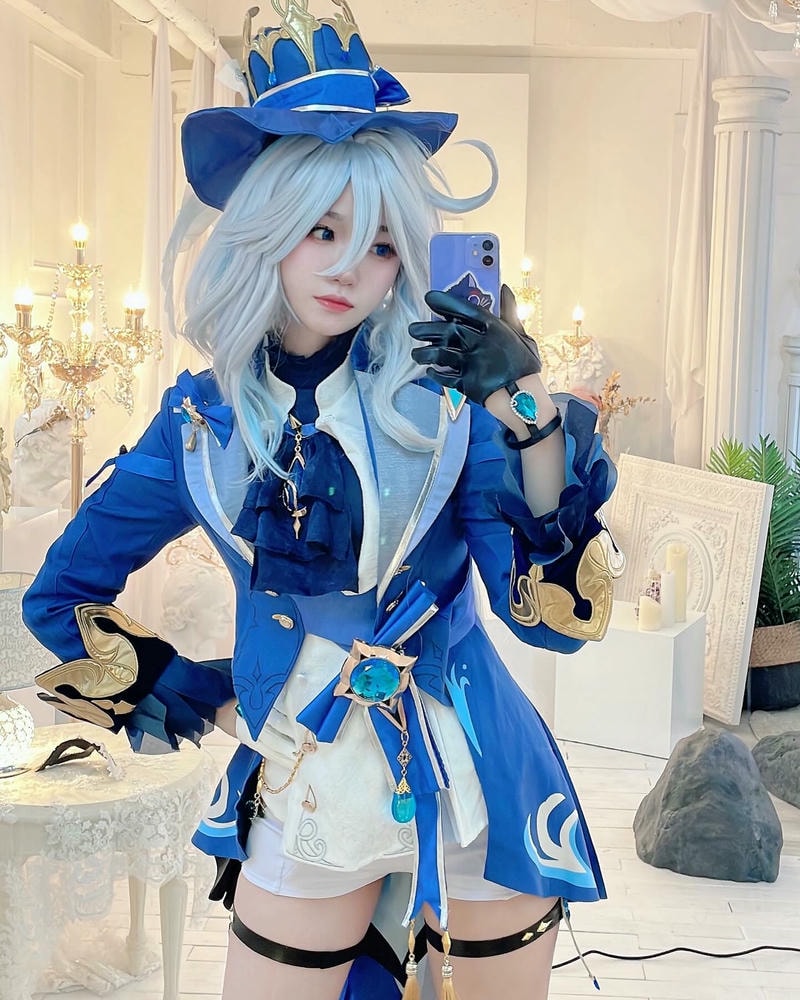 ảnh furina cosplay đáng yêu