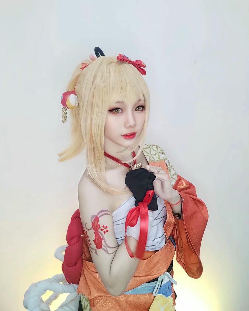 ảnh yoimiya cosplay cực cute