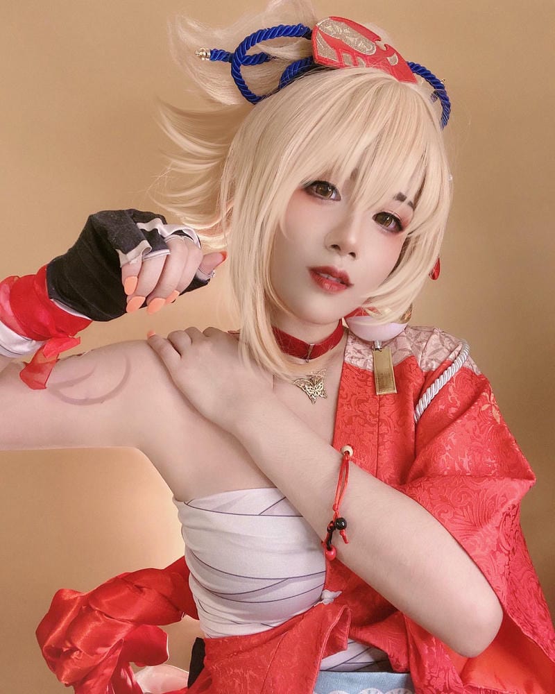 ảnh yoimiya cosplay cực xinh