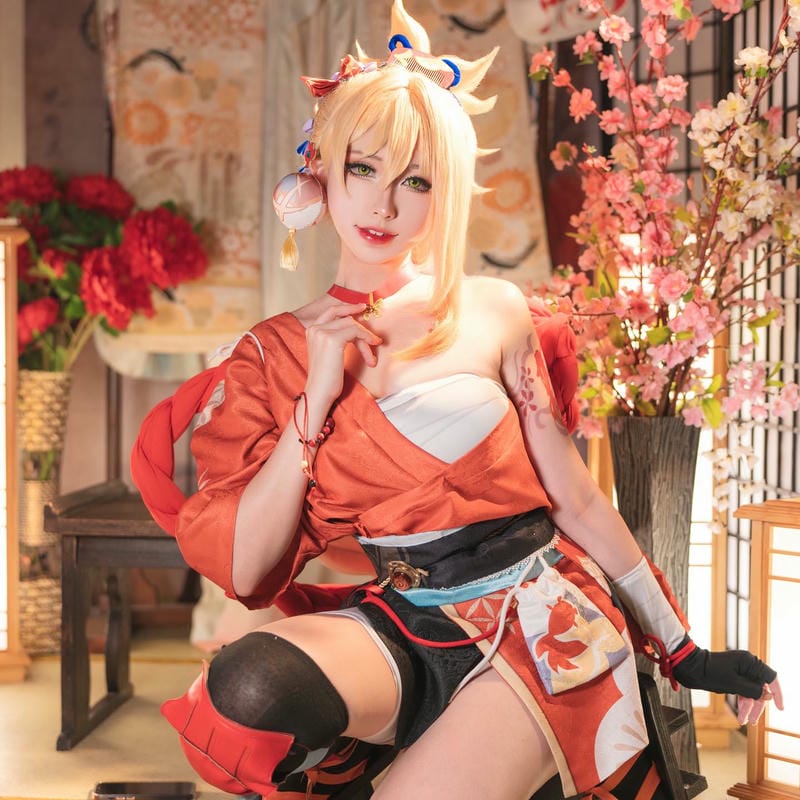 ảnh yoimiya cosplay cute nhất