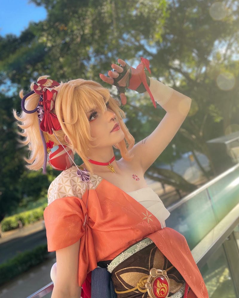 ảnh yoimiya cosplay xinh