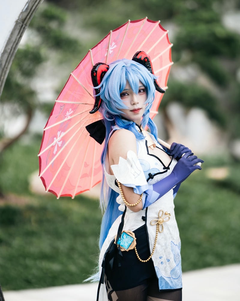cosplay ganyu cực đẹp