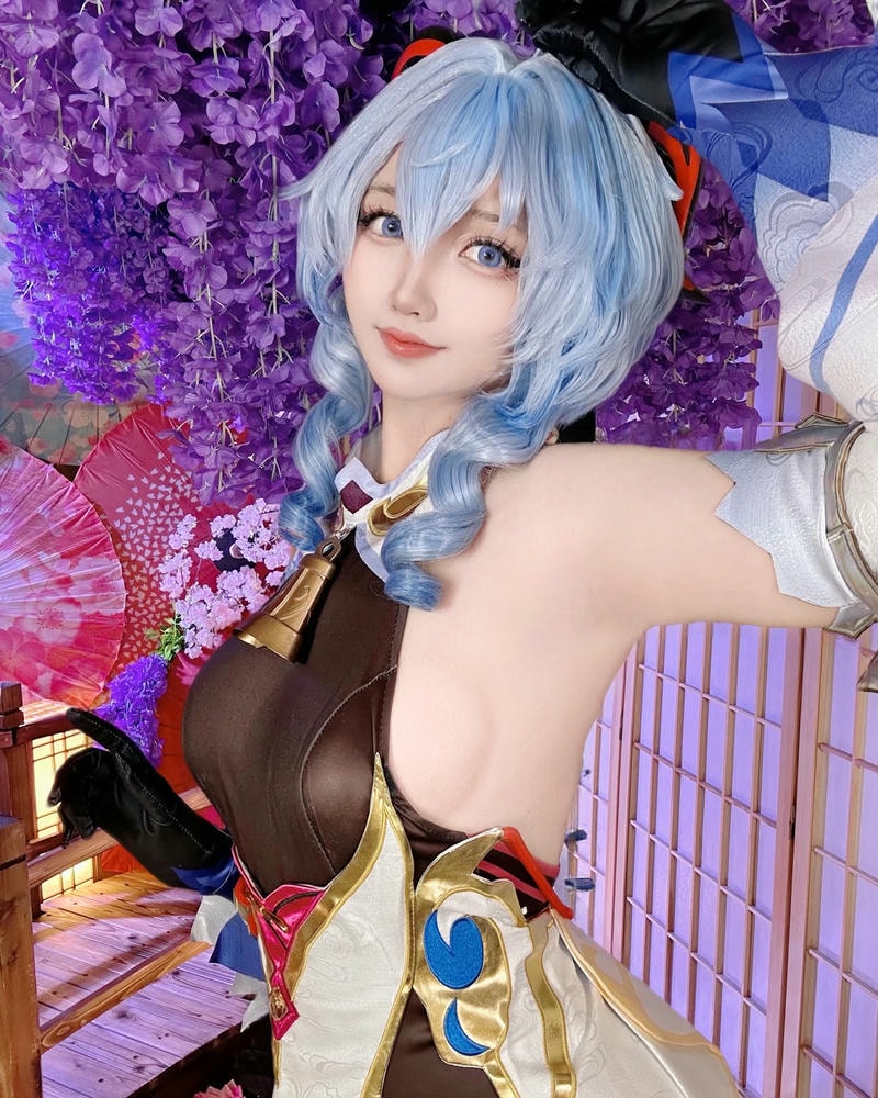 cosplay ganyu cực xinh