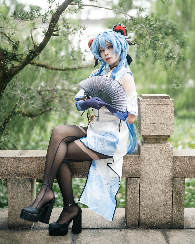 cosplay ganyu đáng yêu