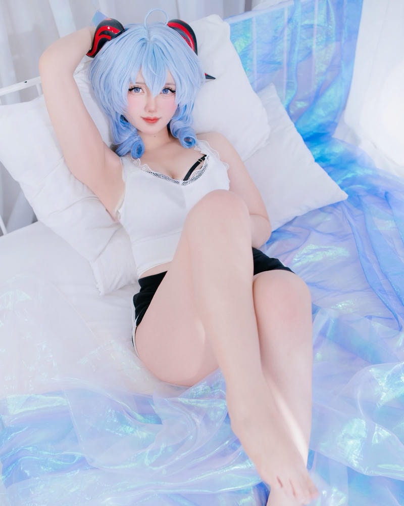 cosplay ganyu dễ thương
