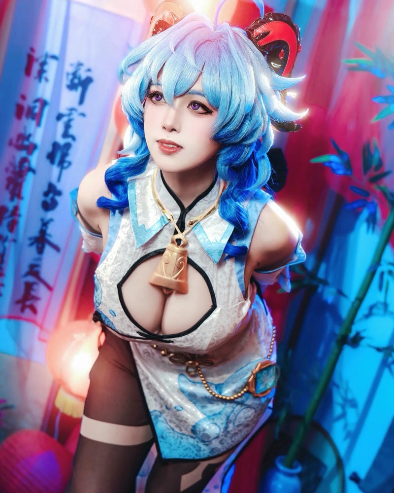 cosplay ganyu gợi cảm