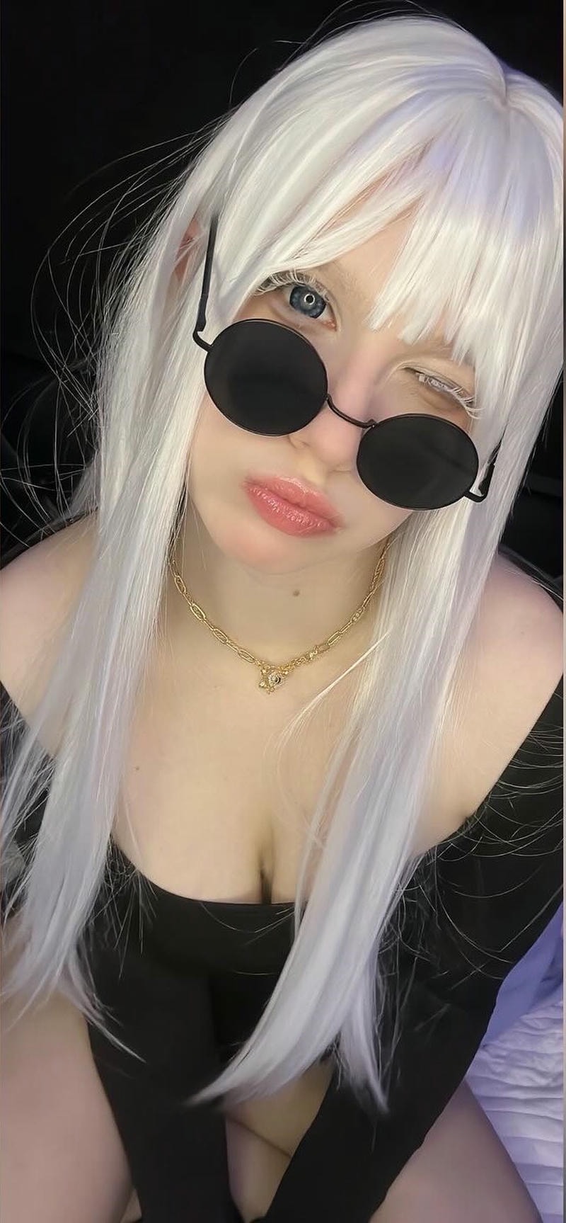 cosplay gojo khoe ngực