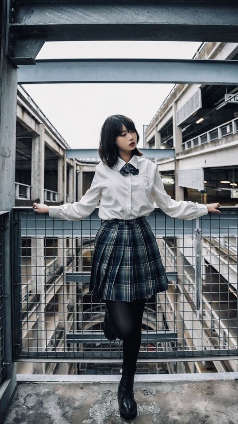 cosplay học sinh chất