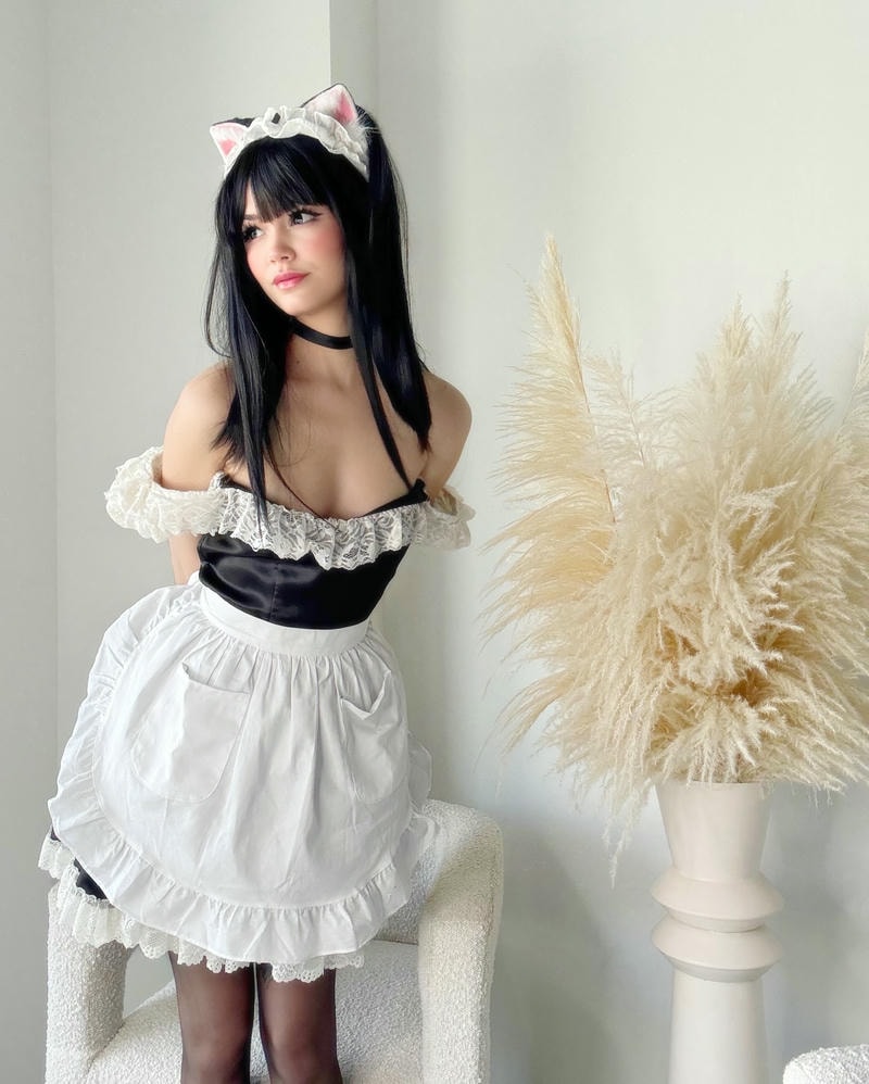 cosplay maid cực dâm