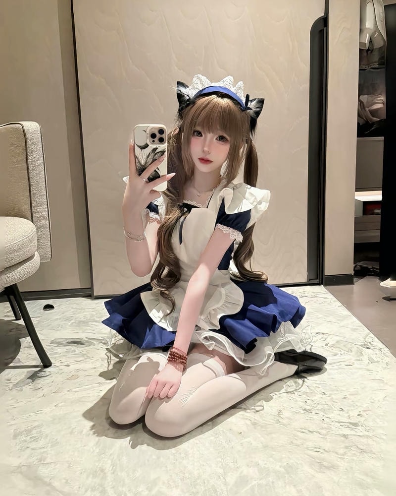 cosplay maid cực xinh