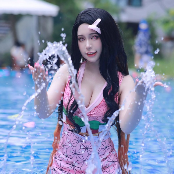 cosplay nezuko đáng yêu