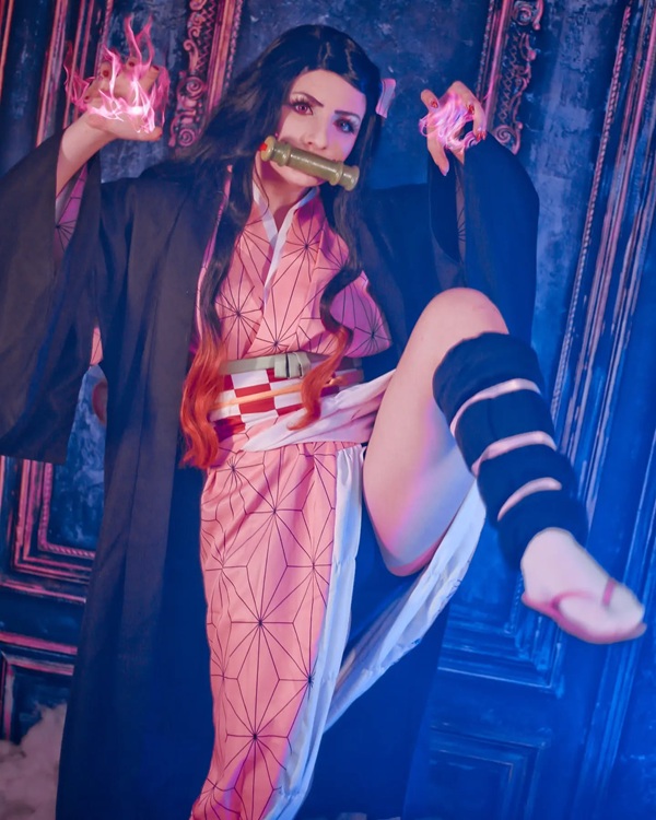cosplay nezuko dễ thương