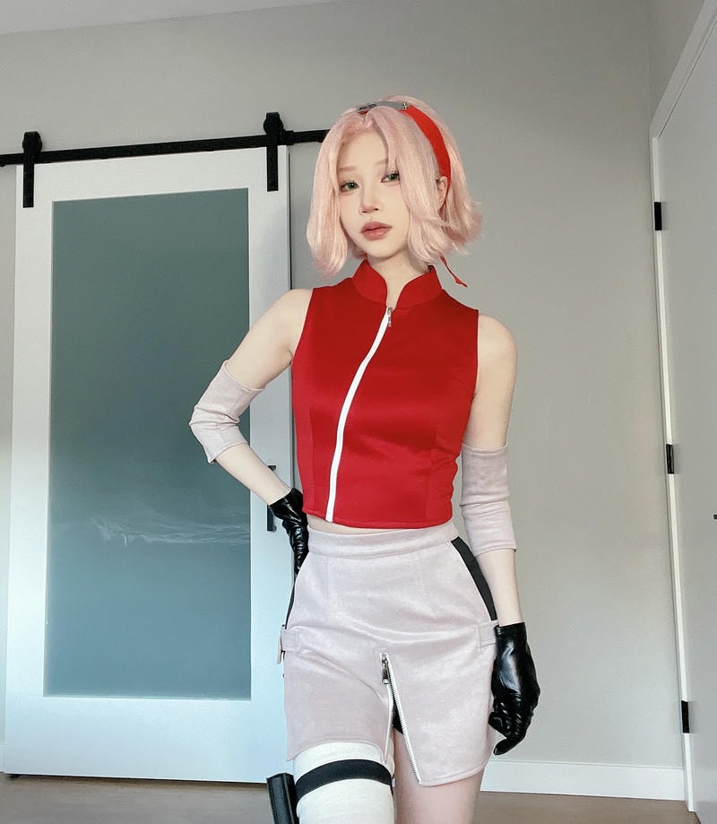 cosplay sakura đáng yêu