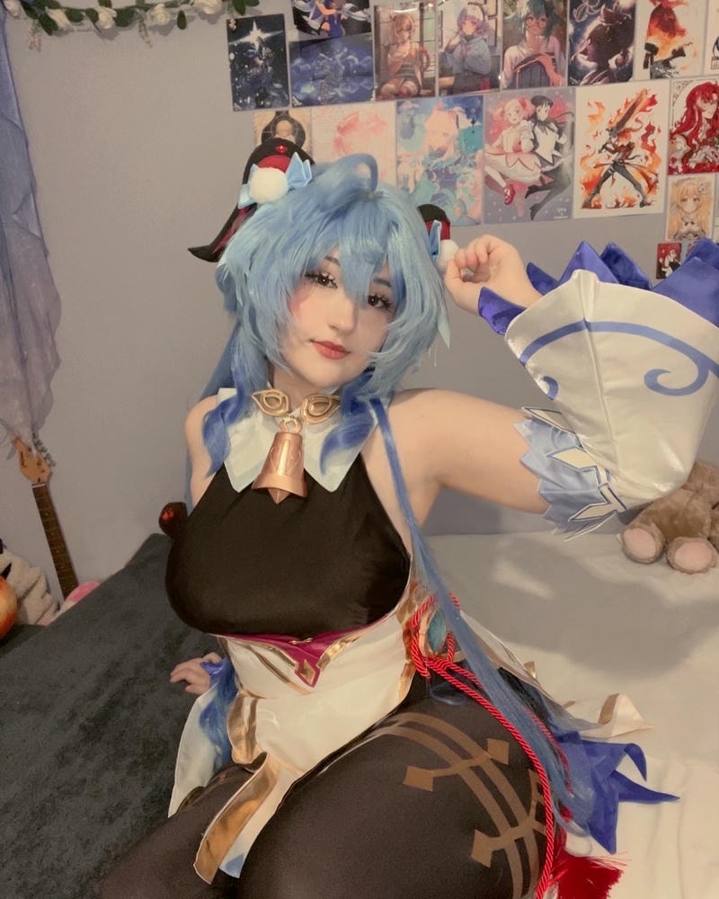 hình ảnh cosplay ganyu xinh