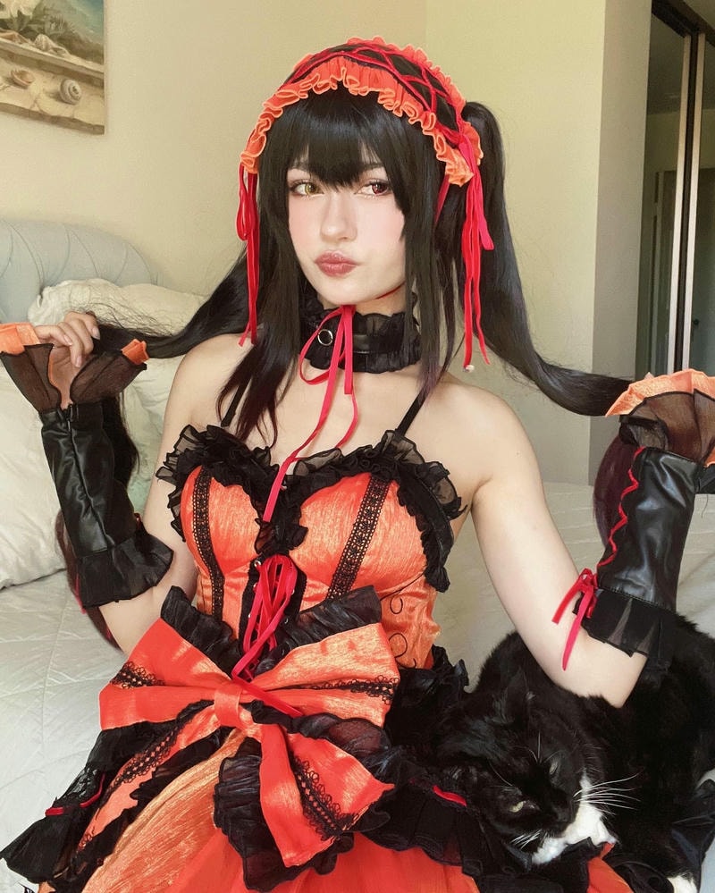 hình ảnh cosplay kurumi đáng yêu
