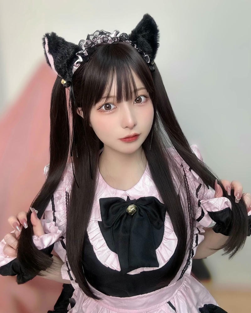 hình ảnh cosplay maid cực xinh
