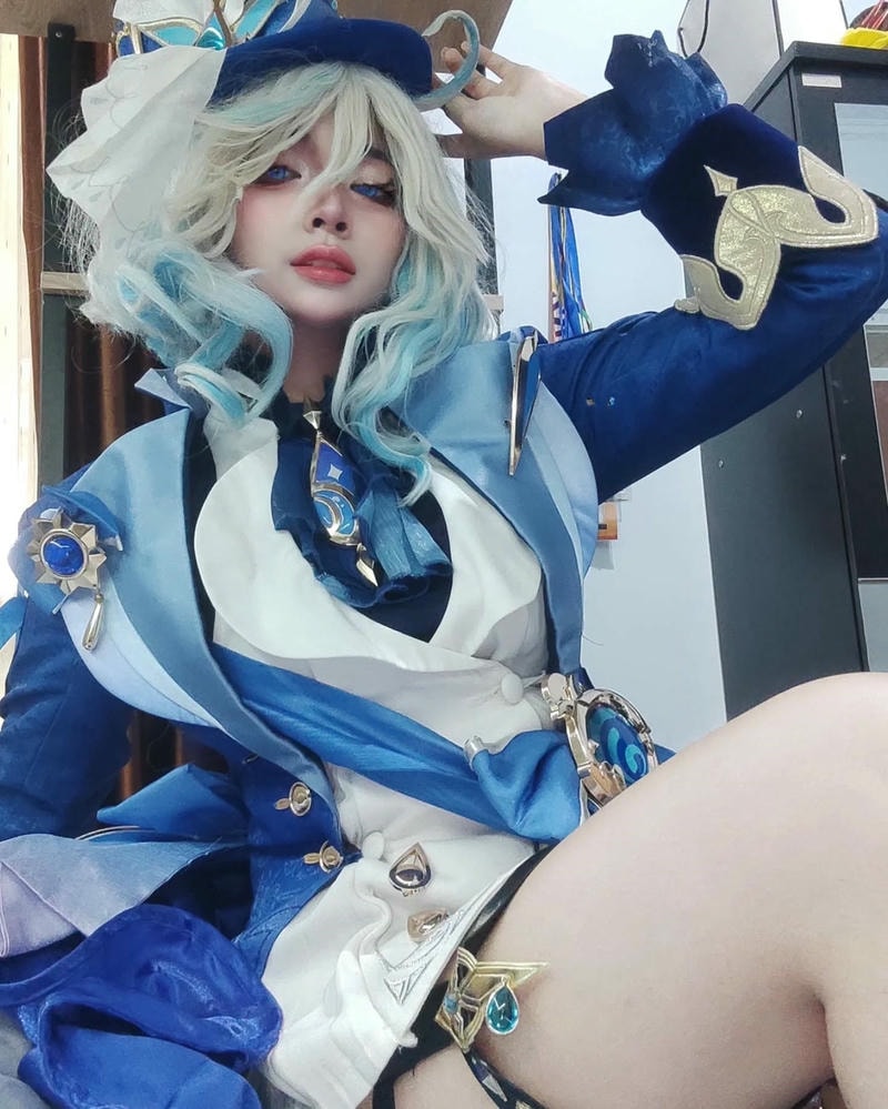 hình ảnh furina cosplay ngọt nước