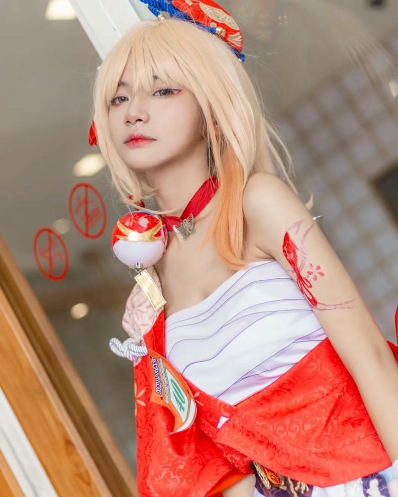 hình ảnh yoimiya cosplay cực đẹp