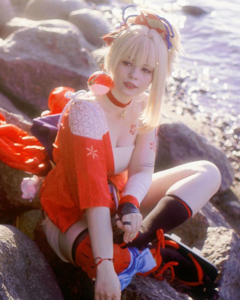 hình ảnh yoimiya cosplay dễ thương nhất