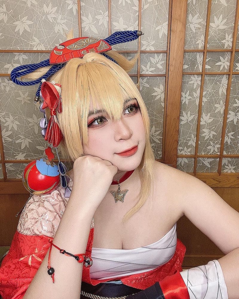 hình ảnh yoimiya cosplay đẹp