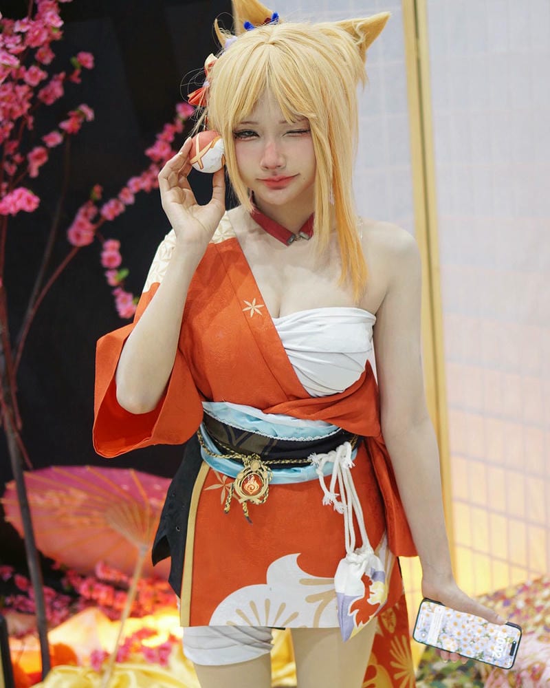 yoimiya cosplay cute