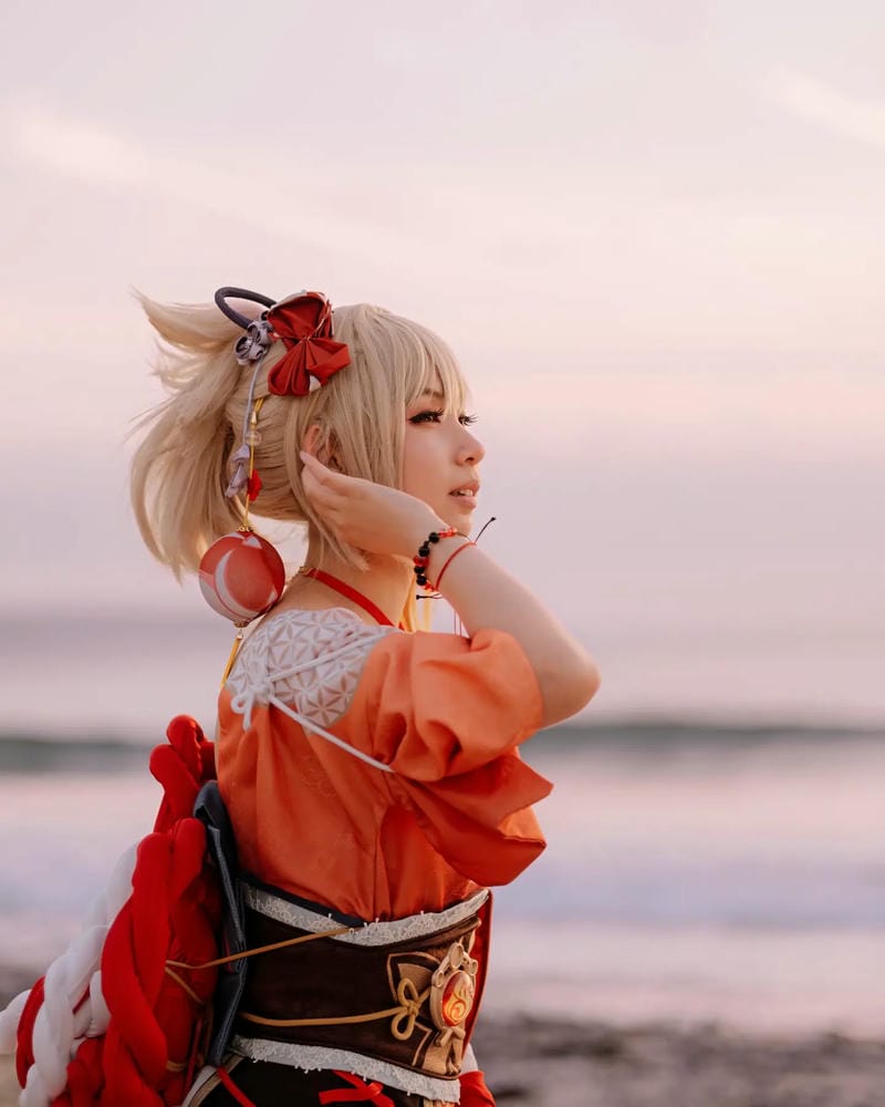 yoimiya cosplay đáng yêu