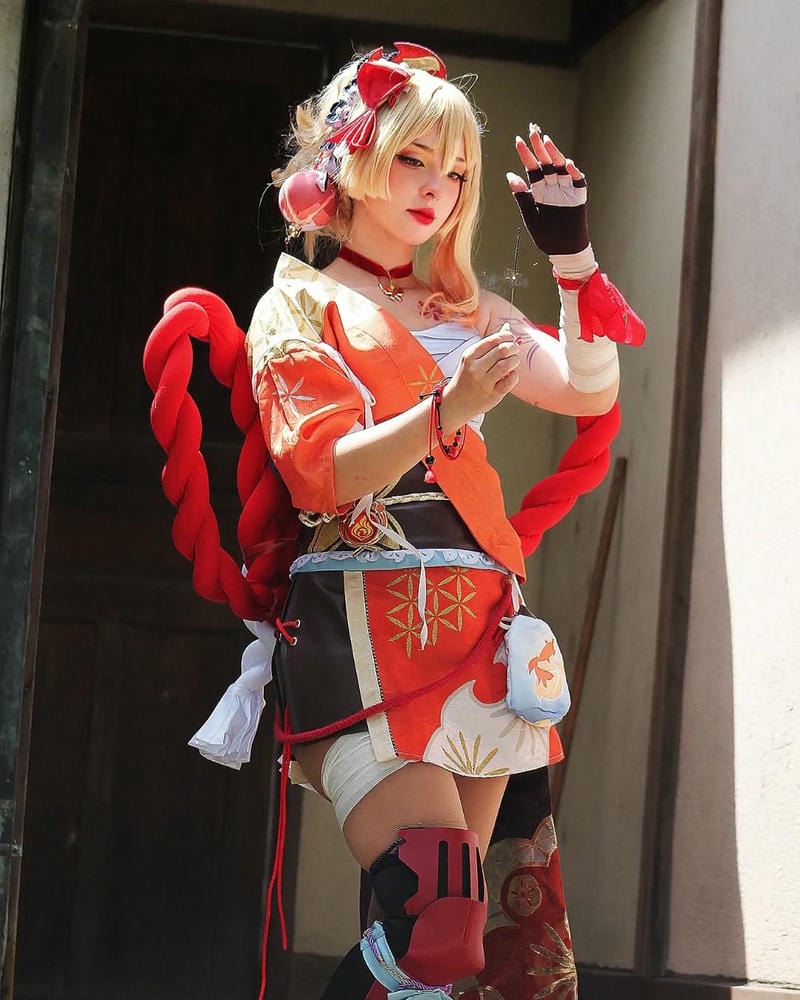 yoimiya cosplay dễ thương