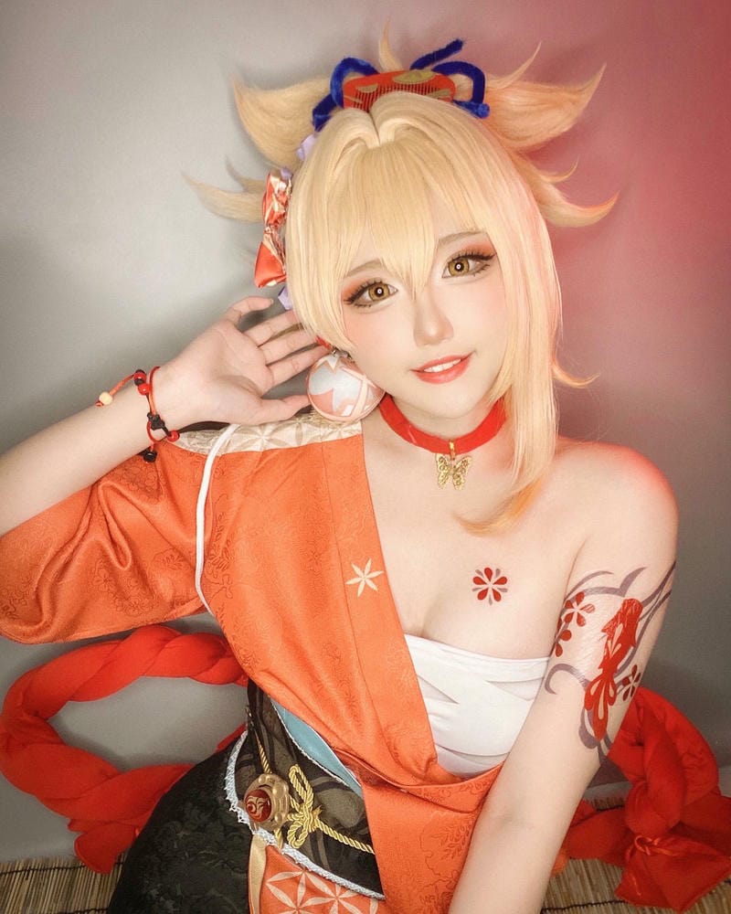 yoimiya cosplay đẹp